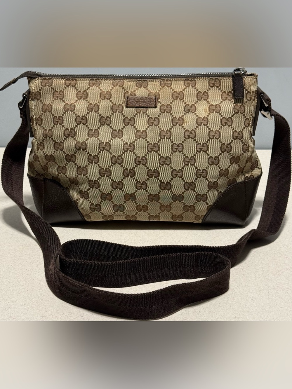 Gucci GG Canvas Messenger Bag